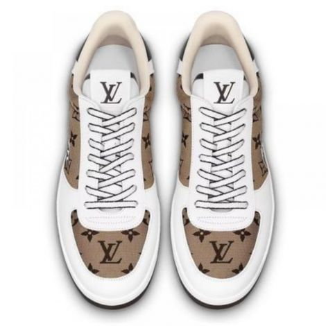 Louis Vuitton Ayakkabı Rivoli Sneaker Beyaz - Louis Vuitton Erkek Ayakkabi Louis Vuitton Ayakkabi Louis Vuitton Men Shoes Louis Vuitton Rivoli Sneaker Beyaz