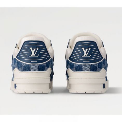 Louis Vuitton Ayakkabı Trainer Sneaker Mavi - Louis Vuitton Erkek Ayakkabi Louis Vuitton Ayakkabi Louis Vuitton Men Shoes Louis Vuitton Sneakers Louis Vuitton Trainer Sneaker Mavi