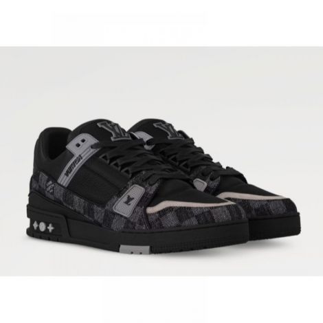 Louis Vuitton Ayakkabı Trainer Sneaker Siyah - Louis Vuitton Erkek Ayakkabi Louis Vuitton Ayakkabi Louis Vuitton Men Shoes Louis Vuitton Sneakers Louis Vuitton Trainer Sneaker Siyah