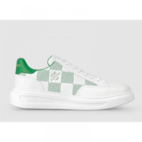 Louis Vuitton Ayakkabı Beverly Hills Beyaz - Louis Vuitton Erkek Ayakkabi Louis Vuitton Ayakkabi Louis Vuitton Men Sneaker Louis Vuitton Men Shoes Louis Vuitton Beverly Hills Sneaker Yesil Beyaz