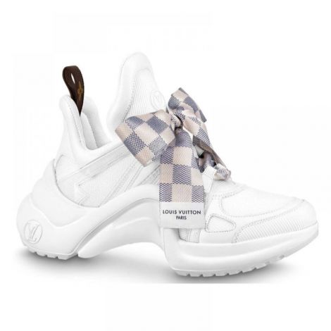 Louis Vuitton Ayakkabı Archlight  Beyaz - Louis Vuitton Kadin Ayakkabi Louis Vuitton Ayakkabi Louis Vuitton Women Shoes Louis Vuitton Archlight Sneakers Kurdeleli Beyaz