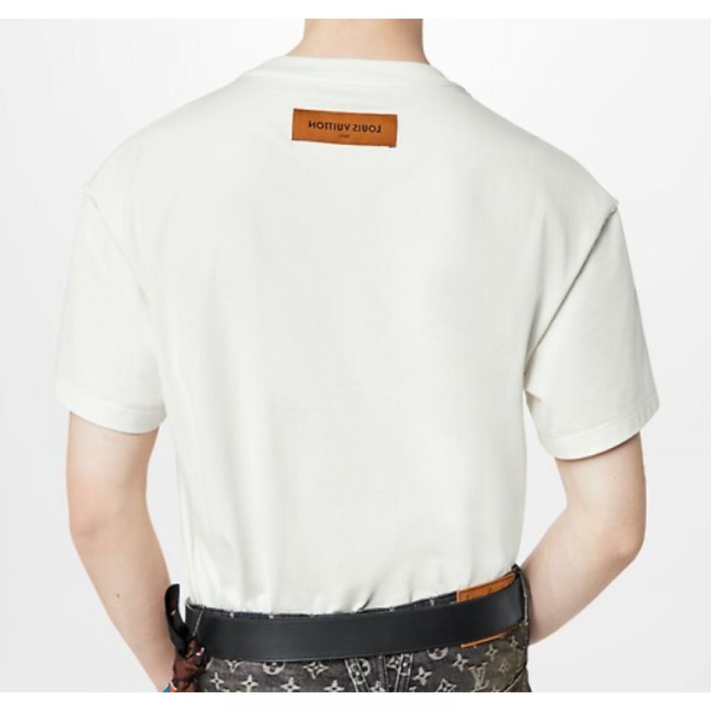 Louis Vuitton T-shirt Signature Beyaz Erkek