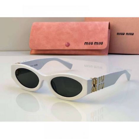 Miu Miu Gözlük Beyaz - Miu Miu Gozluk Miu Miu Gunes Gozlugu Miu Miu Sunglasses 2 Beyaz