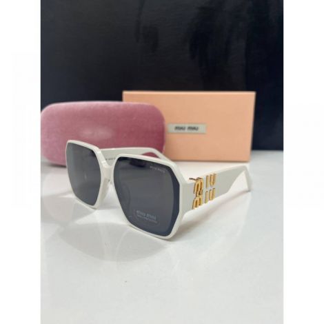 Miu Miu Gözlük Güneş Gözlüğü Beyaz - Miu Miu Gozluk Miu Miu Gunes Gozlugu Miu Miu Sunglasses 3 Beyaz