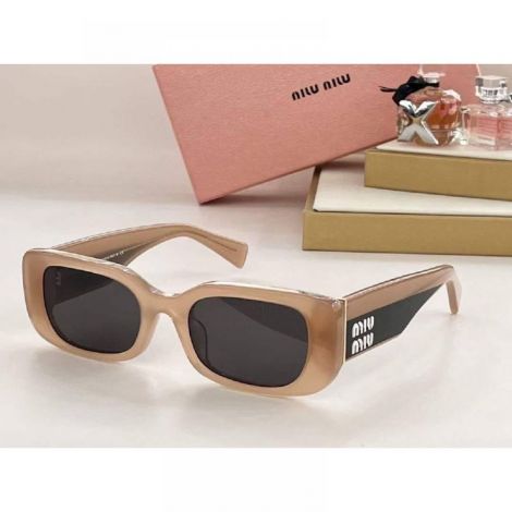 Miu Miu Gözlük Güneş Gözlüğü Kahverengi - Miu Miu Gozluk Miu Miu Gunes Gozlugu Miu Miu Sunglasses Kahverengi Siyah