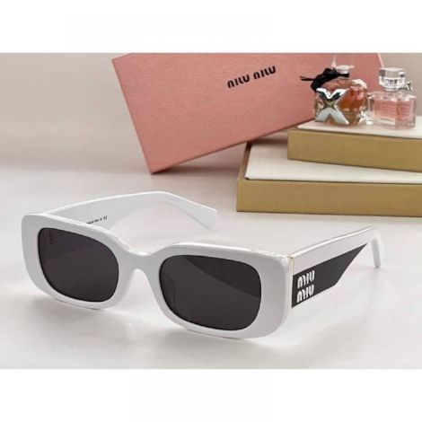 Miu Miu Gözlük Güneş Gözlüğü Beyaz - Miu Miu Gozluk Miu Miu Gunes Gozlugu Miu Miu Sunglasses Siyah Beyaz