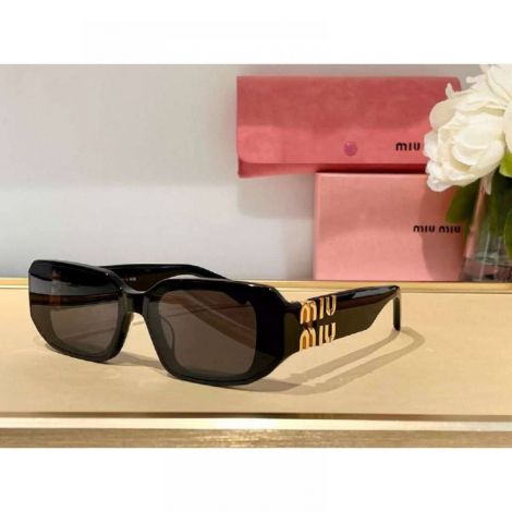 Miu Miu Gözlük Güneş Gözlüğü Siyah - Miu Miu Gozluk Miu Miu Gunes Gozlugu Miu Miu Sunglasses Siyah