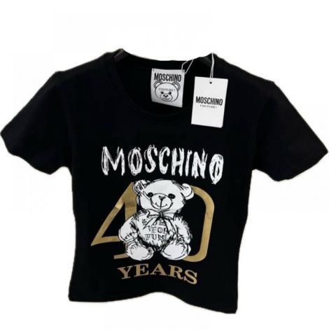 Moschino T-Shirt Siyah - Moschino T Shirt Moschino Kadin Tisort Moschino Woman T Shirt Moschino Tisort 0712 Siyah