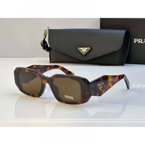 Prada  Gözlük Symbole Kahverengi - Prada Gozluk Prada Gunes Gozlugu Prada Sunglasses Symbole Kahverengi