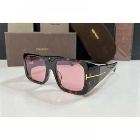 Tom Ford Gözlük Ryder Pembe - Tom Ford Gozluk Tom Ford Eyewear Tom Ford Gunes Gozlugu Tom Ford Ryder Pembe