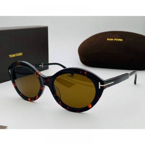 Tom Ford Gözlük Seraphina Kahverengi - Tom Ford Gozluk Tom Ford Eyewear Tom Ford Gunes Gozlugu Tom Ford Seraphina Kahverengi