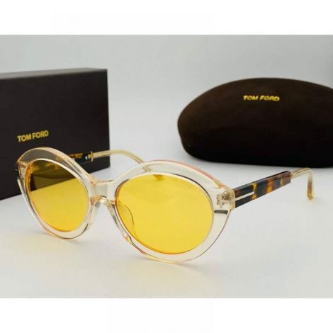 Tom Ford Gözlük Seraphina Sarı - Tom Ford Gozluk Tom Ford Eyewear Tom Ford Gunes Gozlugu Tom Ford Seraphina Sari