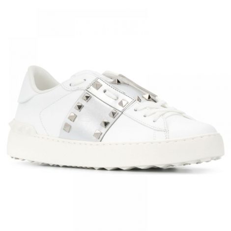 Valentino Ayakkabı Open Sneaker Beyaz - Valentino Garavani Ayakkabi Valentino Ayakkabi Valentino Kadin Ayakkabi Valentino Garavani Women Shoes Valentino Garavani Open Sneaker Beyaz