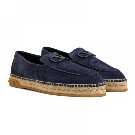 Valentino Ayakkabı Espadril Lacivert - Valentino Garavani Erkek Ayakkabi Valentino Erkek Espadril Valentino Garavani Men Shoes Valentino Ayakkabi Lacivert