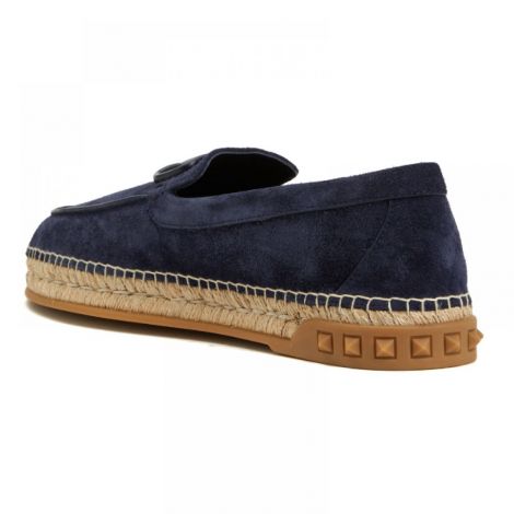 Valentino Ayakkabı Espadril Lacivert - Valentino Garavani Erkek Ayakkabi Valentino Erkek Espadril Valentino Garavani Men Shoes Valentino Ayakkabi Lacivert