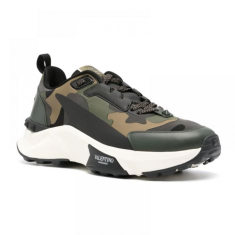 Valentino Ayakkabı True Act  Camouflage - Valentino Garavani Erkek Ayakkabi Valentino Garavani Ayakkabi Valentino Garavani Sneakers Valentino Garavani Men Shoes Valentino Garavani True Act Sneakers Camouflage