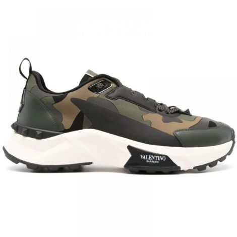 Valentino Ayakkabı True Act  Camouflage - Valentino Garavani Erkek Ayakkabi Valentino Garavani Ayakkabi Valentino Garavani Sneakers Valentino Garavani Men Shoes Valentino Garavani True Act Sneakers Camouflage