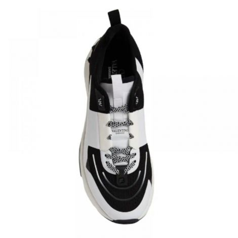 Valentino Garavani True Act Ayakkabı Siyah/Beyaz - Valentino Garavani Erkek Ayakkabi Valentino Garavani Erkek Sneaker Valentino Garavani Men Sneakers Valentino Garavani Men Shoes White Black Siyah Beyaz