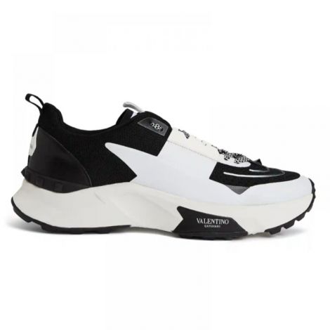 Valentino Garavani True Act Ayakkabı Siyah/Beyaz - Valentino Garavani Erkek Ayakkabi Valentino Garavani Erkek Sneaker Valentino Garavani Men Sneakers Valentino Garavani Men Shoes White Black Siyah Beyaz