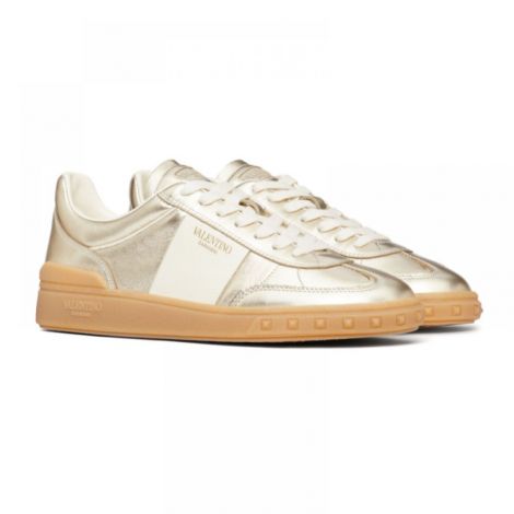 Valentino Ayakkabı Upvillage Gold - Valentino Garavani Kadin Ayakkabi Valentino Garavani Ayakkabi Valentino Garavani Women Shoes Valentino Garavani Sneakers Valentino Garavani Upvillage Sneaker Gold