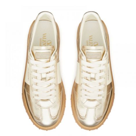 Valentino Ayakkabı Upvillage Gold - Valentino Garavani Kadin Ayakkabi Valentino Garavani Ayakkabi Valentino Garavani Women Shoes Valentino Garavani Sneakers Valentino Garavani Upvillage Sneaker Gold