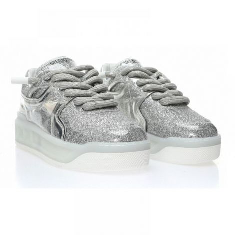 Valentino Ayakkabı One Stud XL Silver - Valentino Garavani Kadin Ayakkabi Valentino Garavani Ayakkabi Valentino Garavani Women Sneakers Valentino Garavani One Stud XL Silver