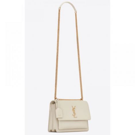 Saint Laurent Çanta Sunset Beyaz - Saint Laurent Canta Saint Laurent Kadin Canta Saint Laurent Woman Bag Saint Laurent Bag Saint Laurent Sunset Beyaz