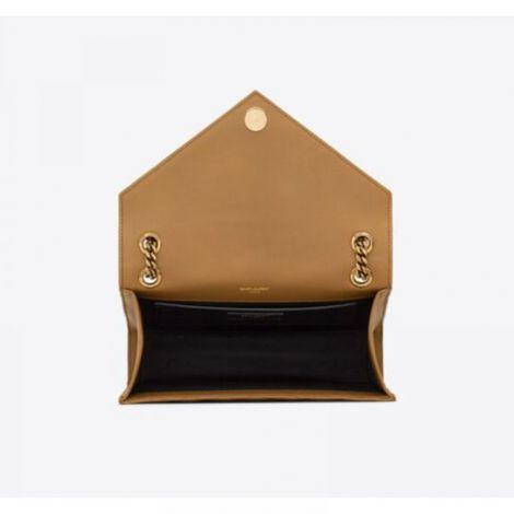 Saint Laurent Çanta Envelope Kahverengi - Saint Laurent Kadin Canta Saint Laurent Canta Saint Laurent Woman Bag Saint Laurent Envelope Kahverengi